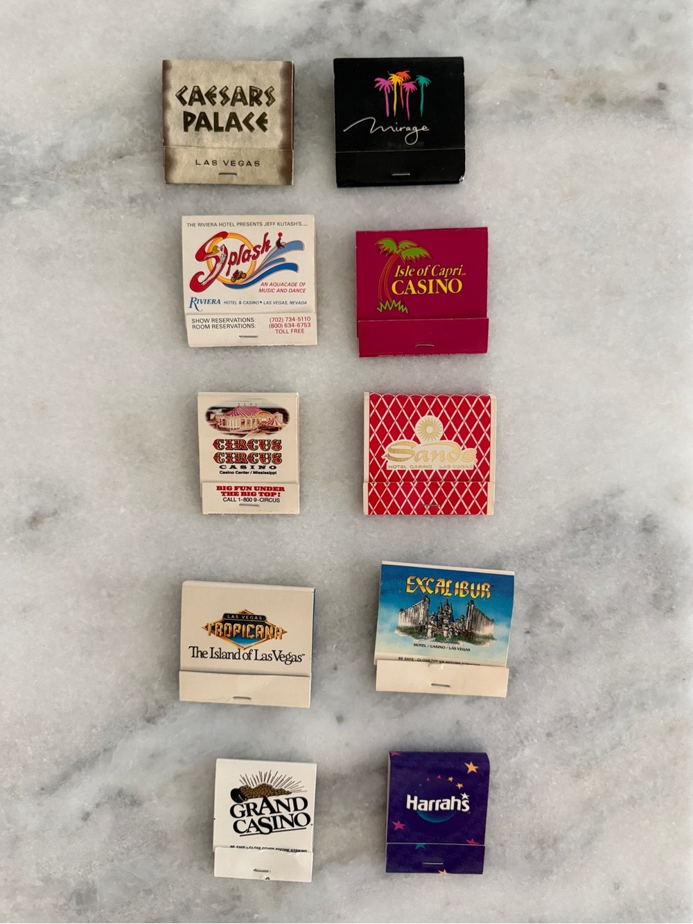 Casino Las Vegas Matchbook Collection
